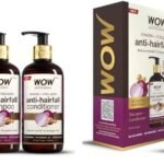 Wow Skin Science Onion Oil Shampoo & Conditioner Kit With Red Onion Seed Oil Extract, Black Seed Oil & Pro-Vitamin B5 (Shampoo + Conditioner), 600 Ml (Pack of 2) - Fast UK Delivery