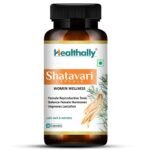 Healthally Ayurvedic Shatavari Capsule 500mg | Stamina Energy Booster for Women Skin Health Wellness PCOD PCOS Care Capsule | Body Pain & Fatigue Relief | AYUSH Approved - 30 Capsules - Fast UK Delivery