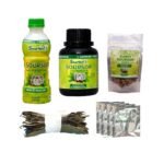 BourNeel's Soursop Pack of 5 (1 Soursop Fruit Juice 250 ML + 1 Capsules 60 Cap + 50 Soursop Seeds + 50 Soursop Leaves + 4 soursop Mint Dipping tea bags) - Fast UK Delivery