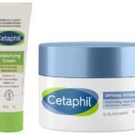 Cetaphil Moisturising Cream for Face & Body Dry to Normal skin 80 gm Optimal Hydration Replenishing Night Cream 50g Lightweight & Fast Absorption Hyaluronic Acid Blue Daisy Extract Niacinamide - Fast UK Delivery