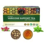 TEACURRY Varicose Support Ginger Tea(30 Tea Bags 1 Month Pack)-Helps In Varicose Veins Relief|Blue Purple Bulges Known As Vericose Veins,60 Grams - Fast UK Delivery