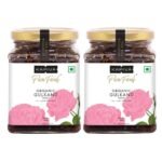 Kapiva Organic Gulkand 300gms (Rose Petal Jam) | 100% Natural | Sun-Cooked Damask Roses - Super Saver Pack of 2 - Fast UK Delivery