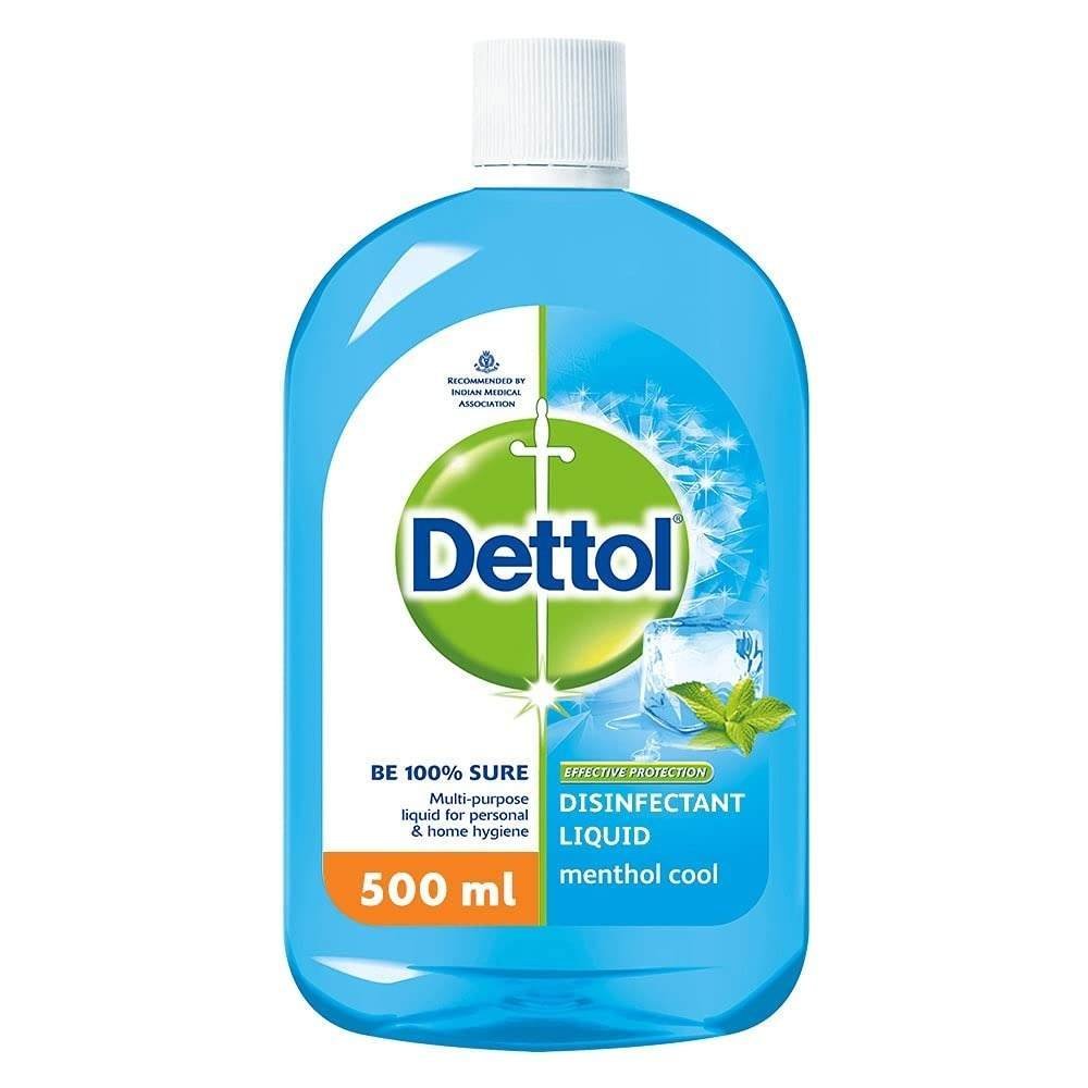 uk61DuQuJfAlS-1-1.jpg Dettol Liquid Disinfectant for Personal Hygiene, Surface Disinfection, Floor Cleaner (Menthol Cool, 500ml) - Fast UK Delivery - Image 1