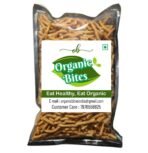 Organic Bites Rajasthani Khokha Sev | Jadi Sev | Namkeen Snacks -200 gm - Fast UK Delivery