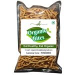Organic Bites Rajasthani Khokha Sev | Jadi Sev | Namkeen Snacks -200 gm - Fast UK Delivery