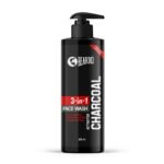 Beardo 3-in-1 Activated Charcoal Face Wash| Deep Cleanse, Exfoliate & Detoxify | All-in-One Face Wash for Oily Skin, Dirt & Pollution Removal | Oil Control Face wash for men 200ml - Fast UK Delivery