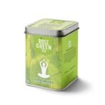 Gopaldhara Darjeeling Rose Green Tea 100g Tin Caddy - (Classic Series) FTGFOP1 Whole Leaf Green Tea from the High Mountain 7000 Feet - Fast UK Delivery