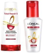 L'Oreal Paris Total Repair 5 Serum, 80ml and L'Oreal Paris Total Repair 5 Conditioner (175ml) - Fast UK Delivery