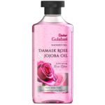 Dabur Gulabari Shower Gel-Damask Rose & Jojoba Oil-250ml|Rose Extract Beads for Exfoliation|Damask Rose Fragrance|No Parabens & Silicones|99% Pure Glycerine|100% Soap Free Body wash - Fast UK Delivery
