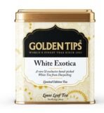 Golden Tips White Exotica Tea Loose Leaves Tin can (25 Gram, 12 cups) - Fast UK Delivery