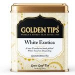 Golden Tips White Exotica Tea Loose Leaves Tin can (25 Gram, 12 cups) - Fast UK Delivery