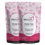 ORAAH PCOS, PCOD Tea For Hormonal Balance, Weight Management, Regular Periods (Kashmiri Kahwa, 50Gm) (Pack 2) - Fast UK Delivery