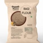 Organo Nutri Ragi Atta/Flour|Soft Fluffy Rotis|Finger Millet Flour|Chakki Ground Nachni Atta|Natural&Gluten Free|2Kg - Fast UK Delivery