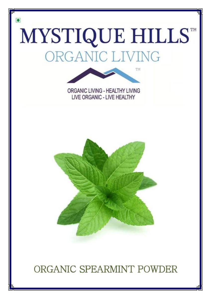 uk61FH3iKb5-L-1.jpg Mystique Hills Spearmint Tea Powder, 200 g - Fast UK Delivery - Image 1