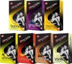 KamaSutra Honeymoon Super Dotted Pack With Exciting Flavours Condoms Condom (Pack of 7, 70S) - Fast UK Delivery