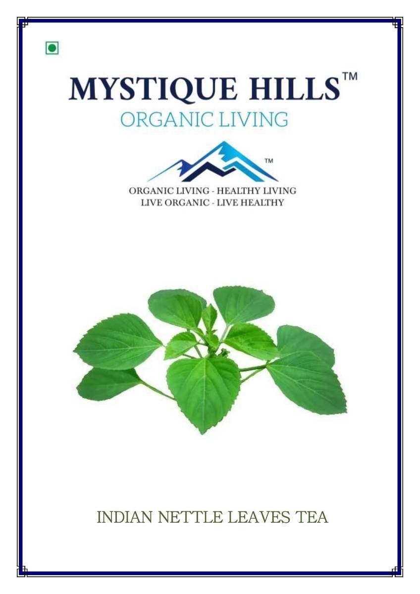 uk61FJbZvjbbL-1.jpg Mystique Hills Indian Nettle Leaf Herbal Tea, Indian Copperleaf 100 g - Fast UK Delivery - Image 1
