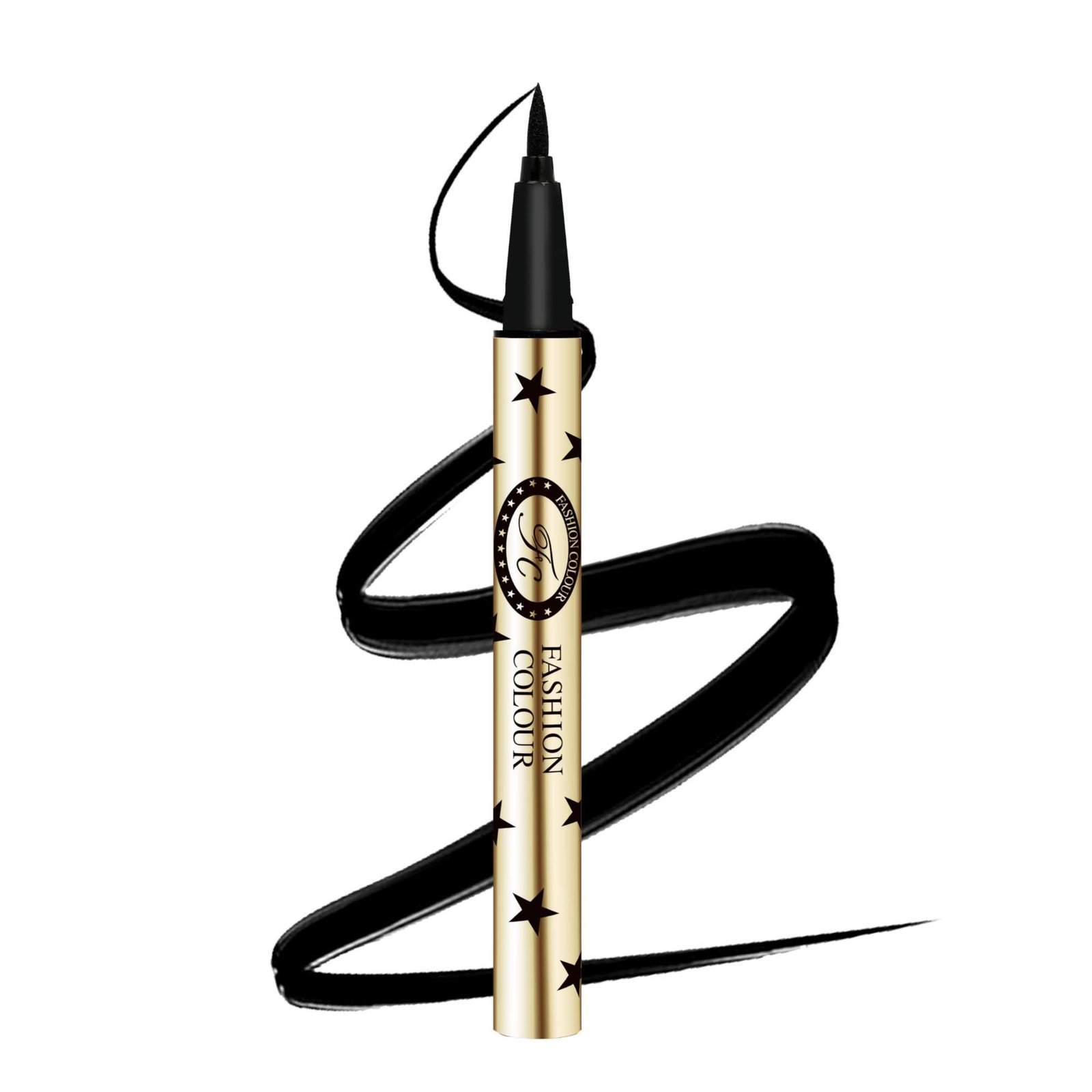 uk61FMY4ZmHAL-1-1.jpg FASHION COLOUR HD Waterproof and Smudge Proof Sketch Eyeliner | Quick Drying Formula | Matte Finish | Eyeliner For Women | Felt Tip Applicator, Lasts Upto 24 Hr | Pack of 1 - Fast UK Delivery - Image 1