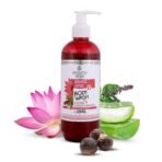 Ayouthveda Aquatic Lotus Body Wash with Rich Blend Of Aloevera, Lotus & Holy Basil |Refreshes, Deep Cleanses & Hydrates the Body | Gentle body wash for Daily use (Pack of 1-300ml) - Fast UK Delivery