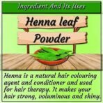 INDUS VALLEY 100% Organic Henna Leaf Powder Jar - Set of 2 (500g*2=1000g) - Fast UK Delivery - Image 6