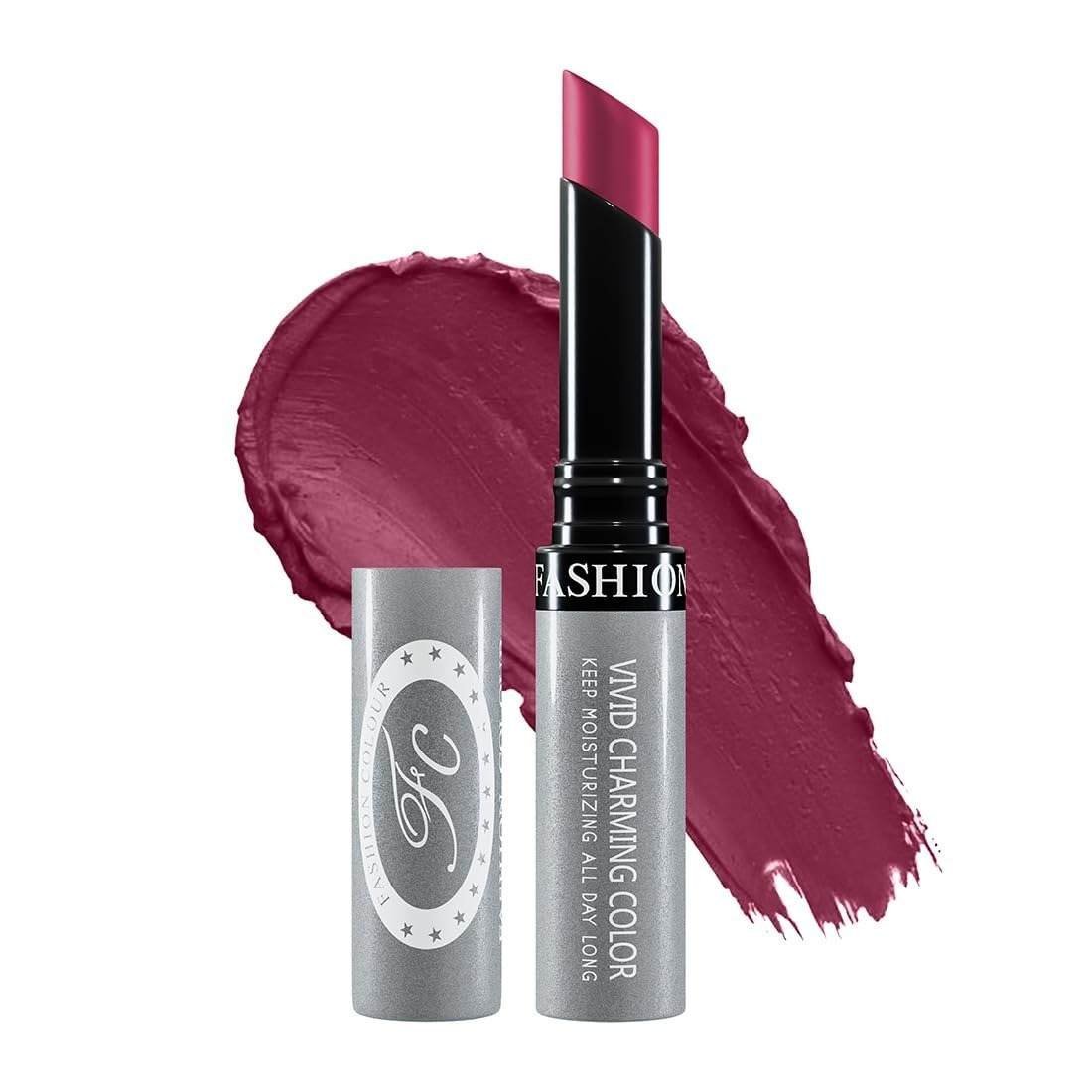 uk61FngSqb5cL-1-1.jpg FASHION COLOUR Kissproof Non Transfer Lipstick | Water Resistant & Smudge Proof | Non-Drying | Lightweight | Long Stay Upto 15Hrs | Boysenberry - Fast UK Delivery - Image 1