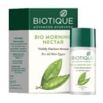 Biotique Morning Nectar Visibly Flawless Serum l Prevents Dark spots, Blackheads and Blemishes l Visibly Flawless Skin l Nourishes and Hydrates Skin l All Skin Types l 40ml - Fast UK Delivery