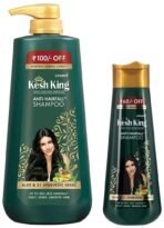 Kesh King Anti Hairfall Shampoo With Aloe & 21 Herbs, 340Ml And Scalp And Hair Medicine Anti-Hairfall Shampoo, 600 Ml - Fast UK Delivery