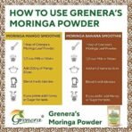 Grenera Moringa (Drumstick) Leaf Powder 240 gram, Vegan, Perfect For Smoothies, Salads, Herbal Teas - Fast UK Delivery - Image 7