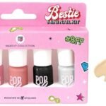 MyGlamm Popxo Makeup - Mini Nail Kit - Bestie - 15Ml (Set Of 5) | Glossy Finish Nail Polish Set & Super Serum Foundation - 102N Lightful, 33 Gm | Liquid Foundation With Hyaluronic Acid - Fast UK Delivery