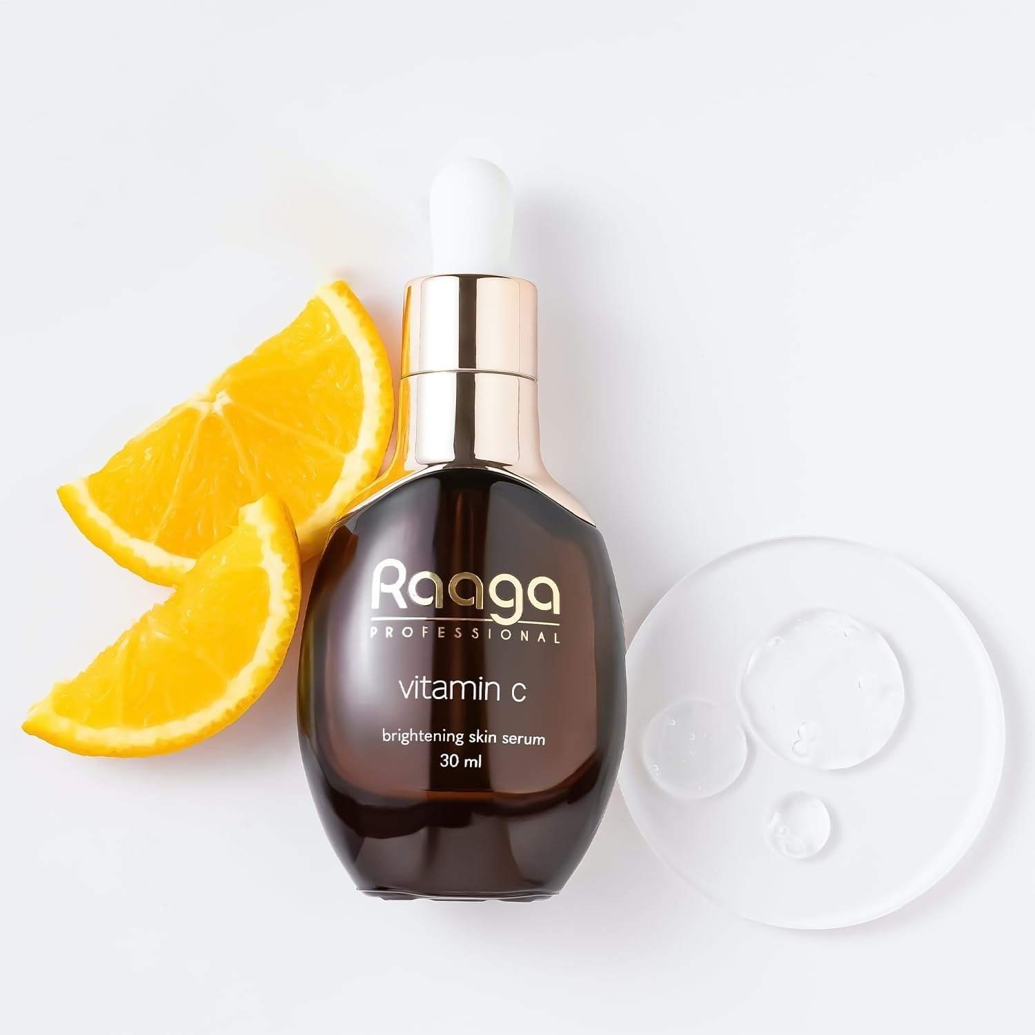 uk61GlH3ZlAWL-1-1.jpg Raaga Professional Brightening Serum with Vitamin C and Niacinamide | Unlock Luminous Glow | Paraben-Free, Silicone-Free, Sulphate-Free | All Skin Types (30ml) - Fast UK Delivery - Image 1