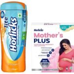 Horlicks Mother's Plus Vanilla 200g Refill, Protein Powder for Pregnancy, Breastfeeding with DHA & Horlicks Lite 450g, Scientifically designed for Adults High Protein, Malt Flavor - Fast UK Delivery