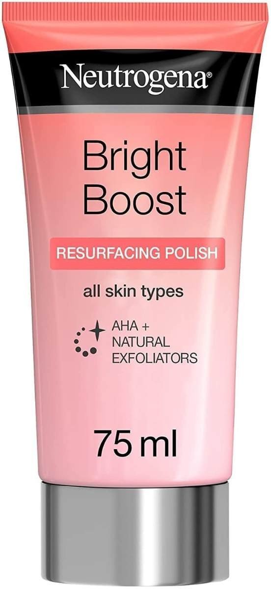 uk61H0tRPyySL-1-1.jpg Neutrogena Bright Boost Resurfacing Micro Polish Facial Exfoliator with Glycolic and Mandelic AHAs, Gentle Skin Resurfacing Face Cleanser for Bright & Smooth Skin, 2.6 fl. oz 75ml - Fast UK Delivery - Image 1