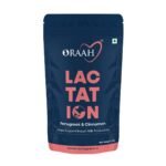 Oraah Lactation Care Tea for Breastfeeding Mothers - Pregnancy Teas - Fenugreek, Fennel, Moringa, Ginger - Caffeine Free - 100% Herbal Tea - (50gms) - Improve Lactation for Nursing Mom - Fast UK Delivery