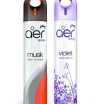 Godrej aer spray, Air Freshener for Home & Office - Musk After Smoke & Violet Valley Bloom | Long-Lasting Fragrance | Pack of 2 (240 ml each) - Fast UK Delivery