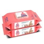 Johnson's Baby Wet Wipes | 144 Wipes | Alcohol & Soap Free | Prevents Rashes & Redness | with 3X Moisturising Lotion | As Mild as Pure Water | Enriched with Glycerin | - Fast UK Delivery