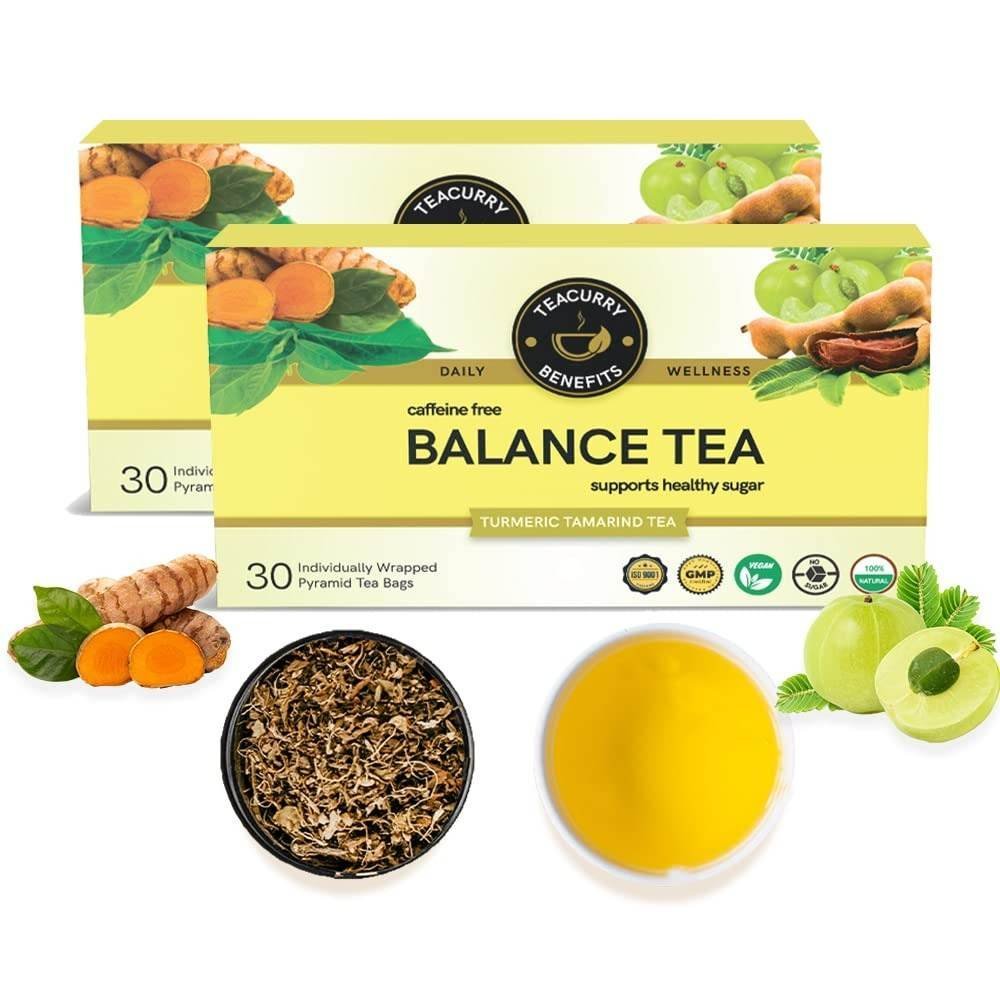 uk61Hi-nZcOIL.jpg TEACURRY Diabetes Tea (60 Tea Bags) - Helps blood sugar level and Anti Diabetes Support - Balance Tea, 100% Dia Herbal Tea - Diabetes Support Tea - Fast UK Delivery - Image 1
