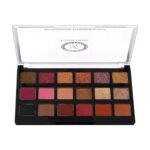 FASHION COLOUR Pro HD Eyeshadow Palette |18 Pigmented Colors Eyeshadow Palette | Long Wearing And Easily Blendable Eye Makeup Palette Matte, Shimmery And Metallic Finish | Shade 01 - Fast UK Delivery