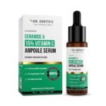 Dr. Sheth's Non-Irritating Ceramide & 15% Vitamin C Ampoule Serum| Reduces Dullness & Dark Spots| Brightens & Repairs Skin Barrier |For Advance Users| 99% Pure Grade Vitamin C |All Skin Types |30 ml - Fast UK Delivery
