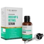 Dr. Sheth's Rosehip & Retinol Serum with Rosehip Oil Extract and 0.3% Retinol | Retinol serum for face | Anti Ageing, Reduces fine lines & wrinkles | For Men & Women | For All Skin Types |30ml - Fast UK Delivery