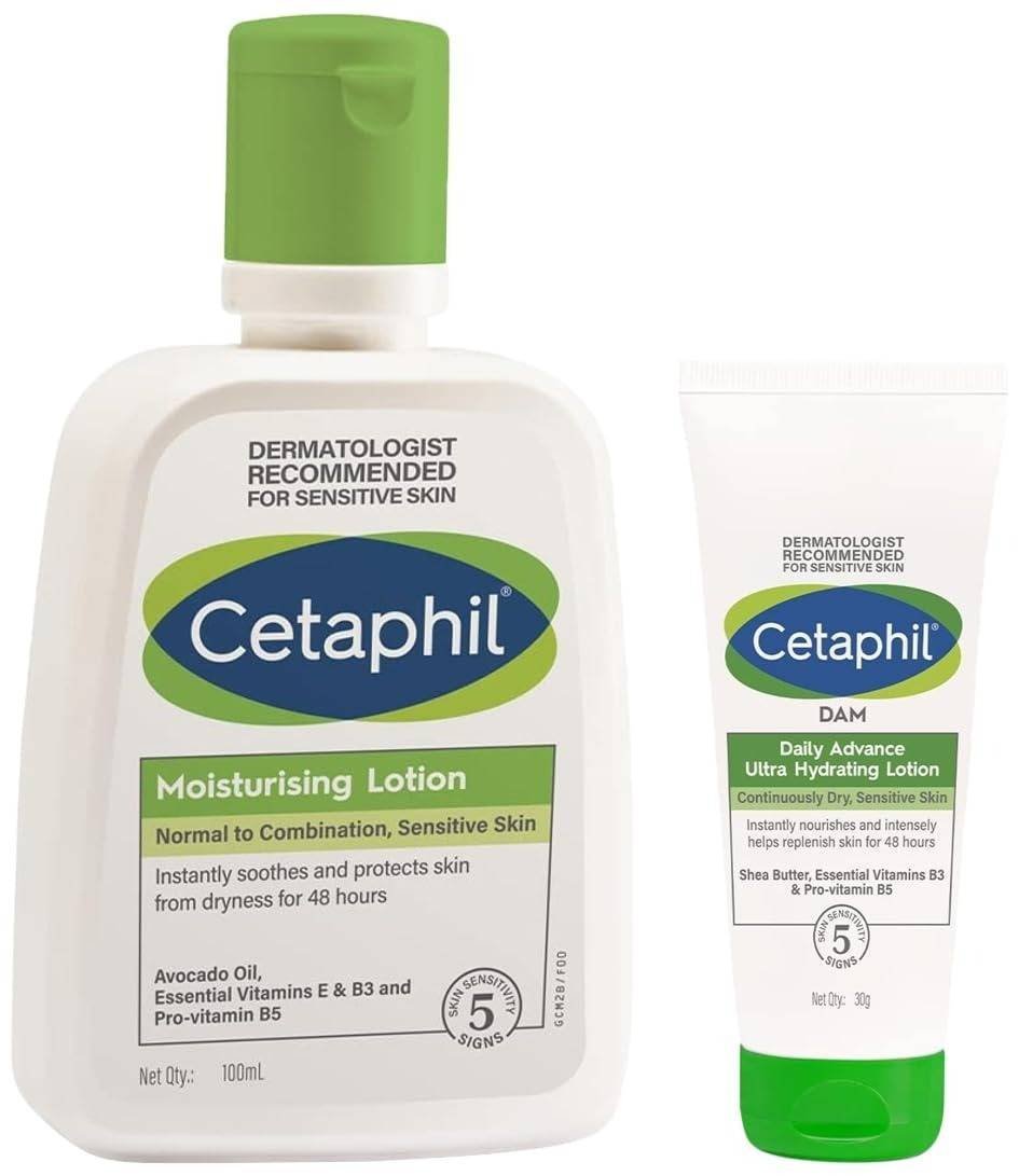 uk61IESLFGwUL-1-1.jpg Cetaphil Dam Daily Advance Ultra Hydrating Lotion, 30g and Cetaphil Moisturizing Lotion, 100ml - Fast UK Delivery - Image 1