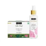 Kapiva Skin Foods Glow Mix 108gms & Rose Water 200 ml | For Glowing Skin Inside Out