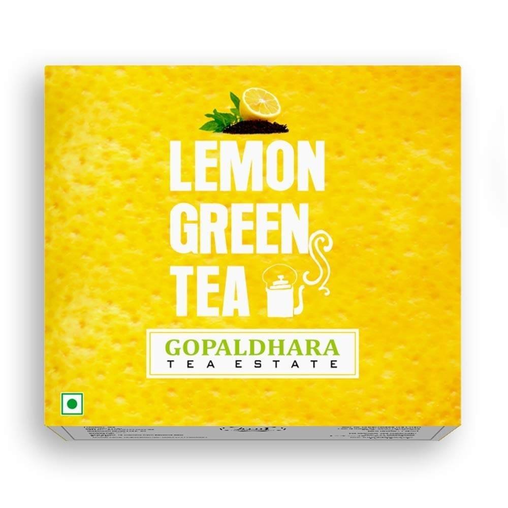 uk61INwh5SQgL-1-1.jpg Gopaldhara Darjeeling High Mountain Lemon Detox Green Tea 250 grams Paper Box - (Regular Series) FTGFOP1 Flavored Green Tea - Fast UK Delivery - Image 1