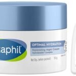 Cetaphil Optimal Hydration Replenishing Night Cream 50g Lightweight & Fast Absorption Hyaluronic Acid Blue Daisy Extract Niacinamide PRO Oil Control Foam Face Wash for Acne & Oily Prone Skin 236ml - Fast UK Delivery