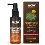 WOW Skin Science Rosemary & Biotin Hair Serum | Strengthens Weak Hair | Adds Volume | Revitalizes Hair | 50ml - Fast UK Delivery