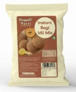 OrganoNutri Instant Ragi Idli Mix, 400g, Ragi Masala Instant Idli Mix, Made Easy & Soft Idli, Nachni Idli, Kelvaragu Idli, Kezhvaragu Idli, Finger Millet Idli, Mandia Itili, Madua Idli, Mandua Idli - Fast UK Delivery