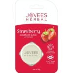 Jovees Herbal Strawberry Moisture Surge Lip Balm | 24 Hour Hydration | Rejuvenates Dry and Chapped Lips | Gives Soft & Shiny Lips 8g - Fast UK Delivery