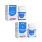Dr. Bakshi's BAKSON'S HOMOEOPATHY Biochemic Combination Tablets # 7 (HIGH BLOOD SUGAR) Tablets (250 Units) (Pack of 2)