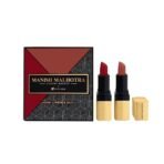 MyGlamm Manish Malhotra Soft Matte Mini Lipstick Set - Retro Soft - 1.5g (Set of 2) | Bold Red & Toasted Brown Shade Lipsticks Combo | Long Lasting Creamy Matte Finish - Fast UK Delivery