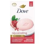 Dove Beauty bar soap pack of 6 (Pomegranate and Lemon) - Fast UK Delivery - Image 2