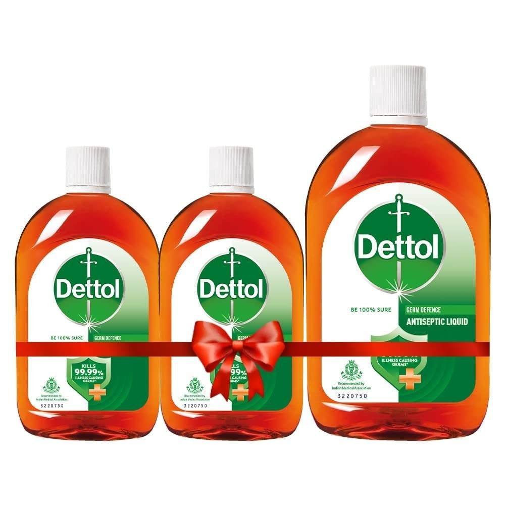uk61KKqCUArhL-1-1.jpg Dettol Antiseptic Disinfectant liquid 550ml Each (Pack of 2) and Dettol Antiseptic Disinfectant liquid 1000ml for First aid, Surface Cleaning and Personal Hygiene - Fast UK Delivery - Image 1