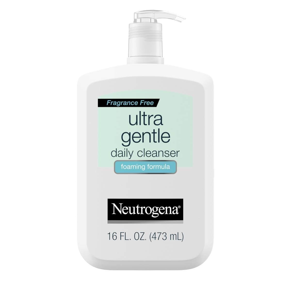 uk61KMpNntDAL-1-1.jpg Neutrogena Ultra Gentle Daily Facial Cleanser For Sensitive Skin, Oil-Free, Soap-Free, Hypoallergenic & Non-Comedogenic Foaming Face Wash To Remove Dirt, Makeup & Impurities, 16 Fl. Oz Pack Of 1 - Fast UK Delivery - Image 1